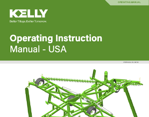 Operating Instructions Manuals - Kelly Tillage USA